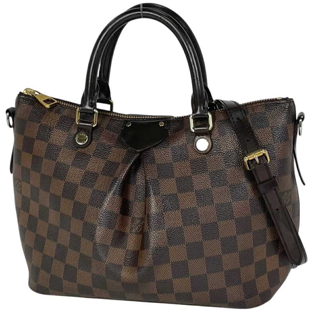 Louis Vuitton Siena Handbag Crossbody Bag Damier Brown